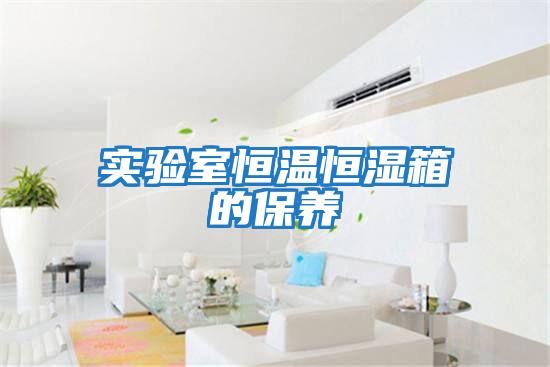 實(shí)驗室恒溫恒濕箱的保養