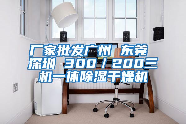 廠(chǎng)家批發(fā)廣州 東莞 深圳 300/200三機一體除濕干燥機