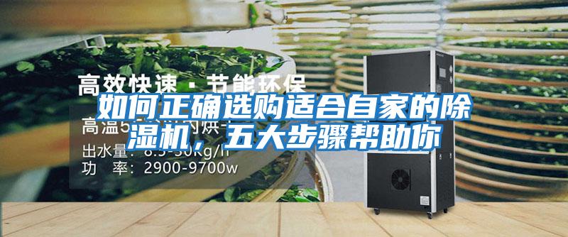 如何正確選購適合自家的除濕機，五大步驟幫助你
