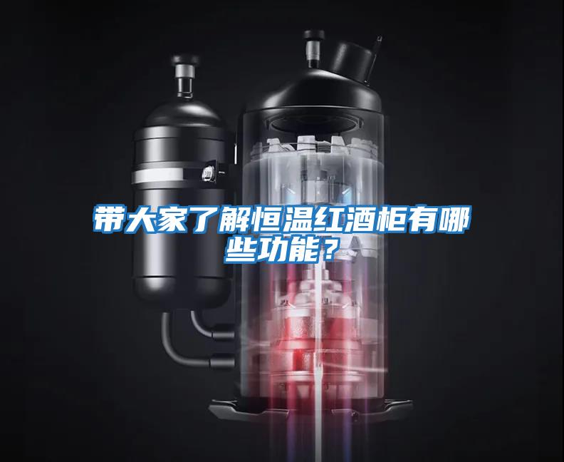 帶大家了解恒溫紅酒柜有哪些功能？