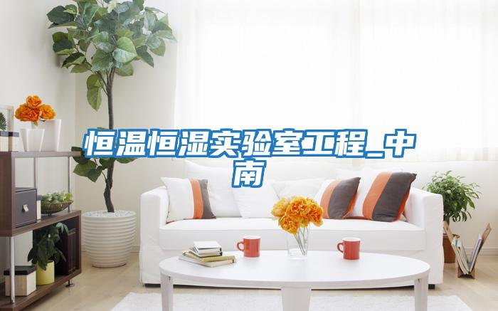 恒溫恒濕實(shí)驗室工程_中南