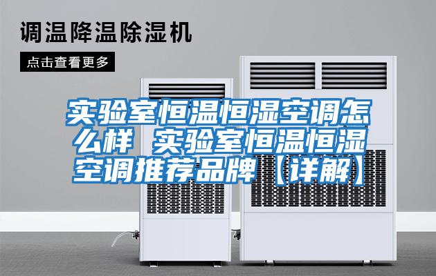 實(shí)驗室恒溫恒濕空調怎么樣 實(shí)驗室恒溫恒濕空調推薦品牌【詳解】