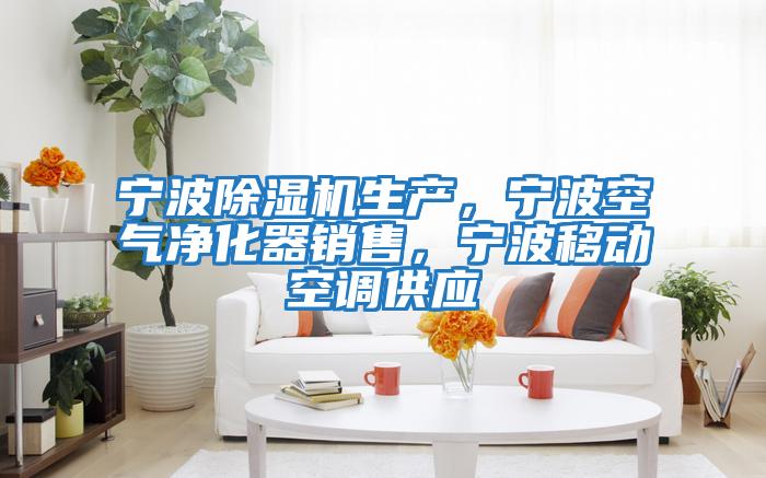 寧波除濕機生產(chǎn)，寧波空氣凈化器銷(xiāo)售，寧波移動(dòng)空調供應