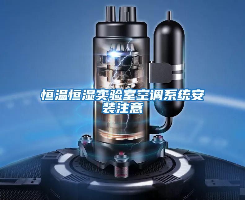 恒溫恒濕實(shí)驗室空調系統安裝注意