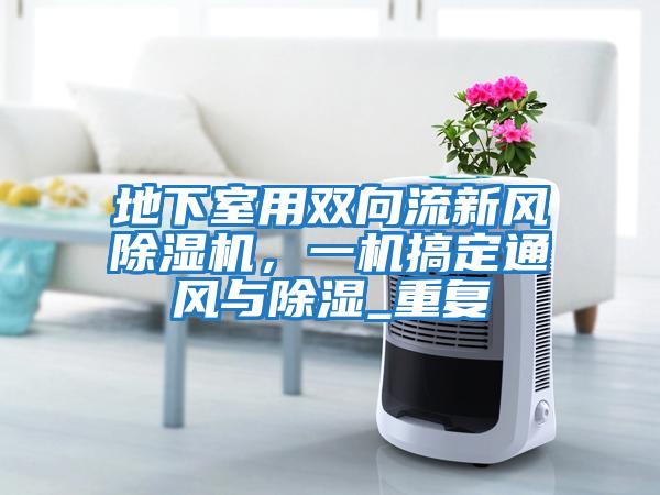 地下室用雙向流新風(fēng)除濕機，一機搞定通風(fēng)與除濕_重復