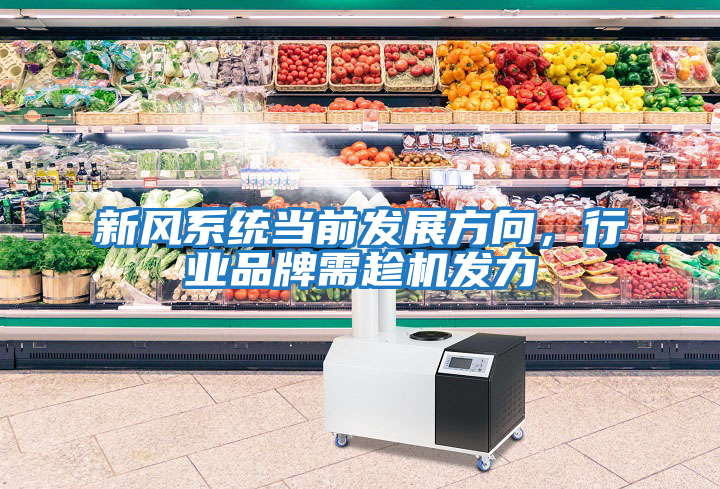 新風(fēng)系統當前發(fā)展方向，行業(yè)品牌需趁機發(fā)力