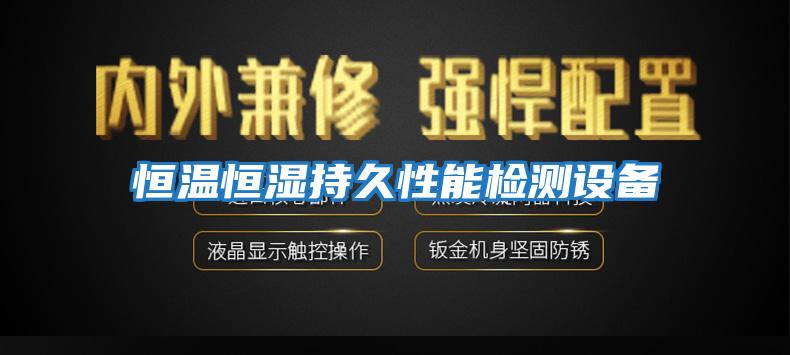 恒溫恒濕持久性能檢測設備