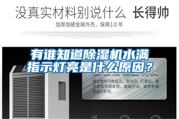 有誰(shuí)知道除濕機水滿(mǎn)指示燈亮是什么原因？