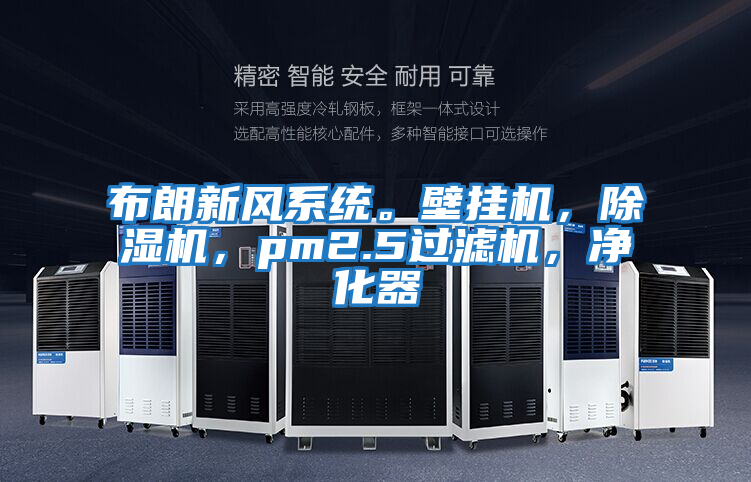 布朗新風(fēng)系統。壁掛機，除濕機，pm2.5過(guò)濾機，凈化器