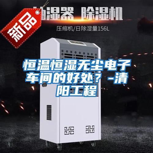 恒溫恒濕無(wú)塵電子車(chē)間的好處？-清陽(yáng)工程