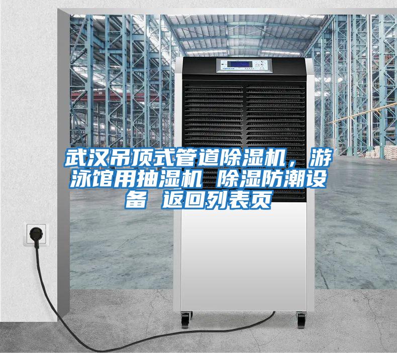 武漢吊頂式管道除濕機，游泳館用抽濕機 除濕防潮設備 返回列表頁(yè)