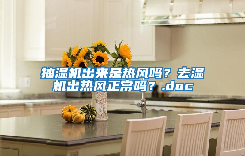 抽濕機出來(lái)是熱風(fēng)嗎？去濕機出熱風(fēng)正常嗎？.doc