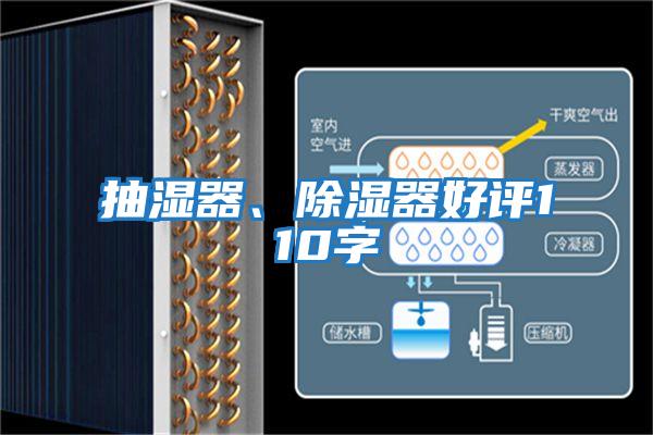 抽濕器、除濕器好評110字
