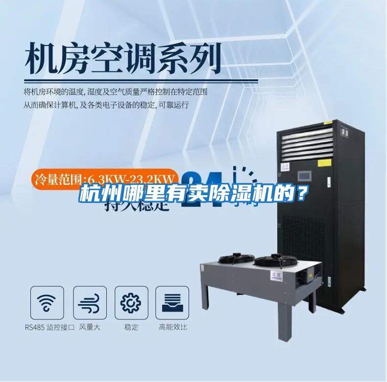 杭州哪里有賣(mài)除濕機的？