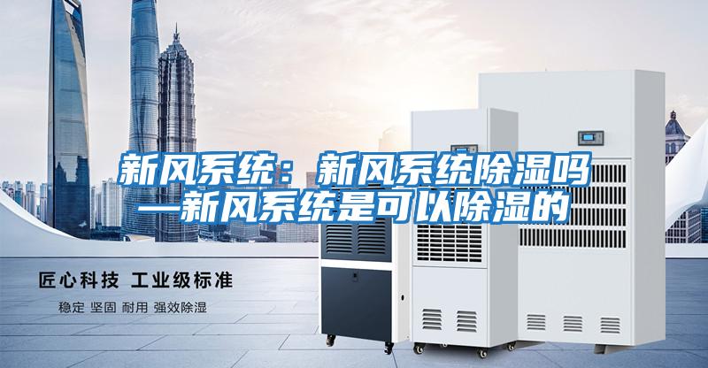 新風(fēng)系統：新風(fēng)系統除濕嗎—新風(fēng)系統是可以除濕的