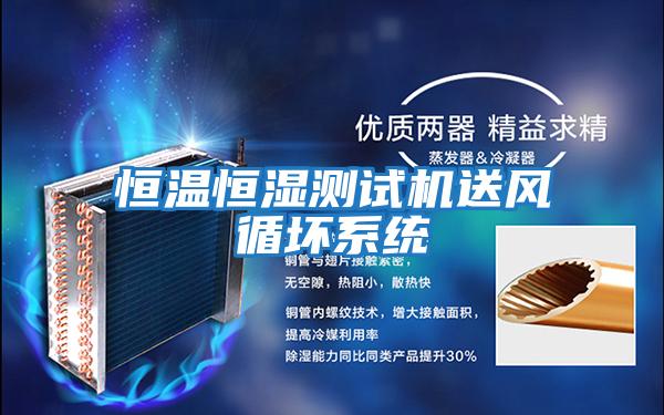恒溫恒濕測試機送風(fēng)循壞系統
