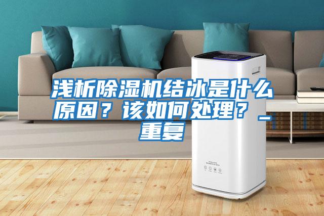 淺析除濕機結冰是什么原因？該如何處理？_重復