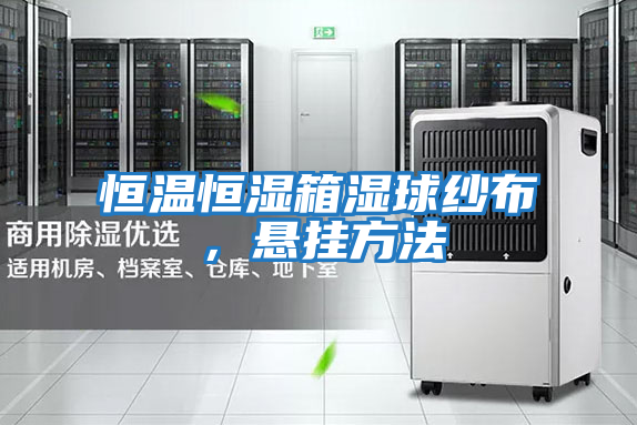 恒溫恒濕箱濕球紗布，懸掛方法