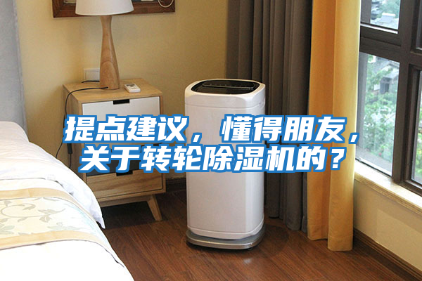 提點(diǎn)建議，懂得朋友，關(guān)于轉輪除濕機的？