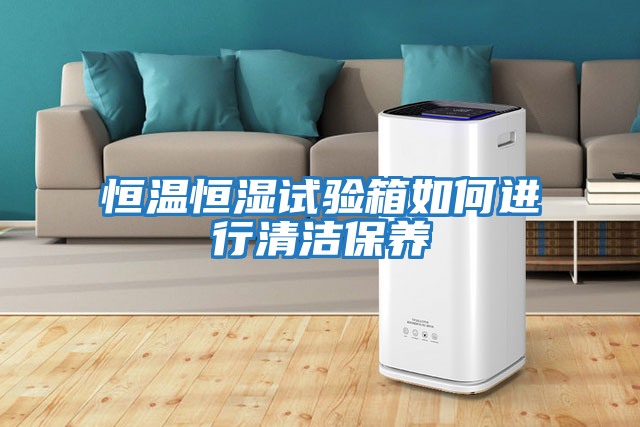 恒溫恒濕試驗箱如何進(jìn)行清潔保養
