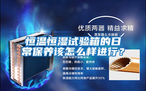 恒溫恒濕試驗箱的日常保養該怎么樣進(jìn)行？