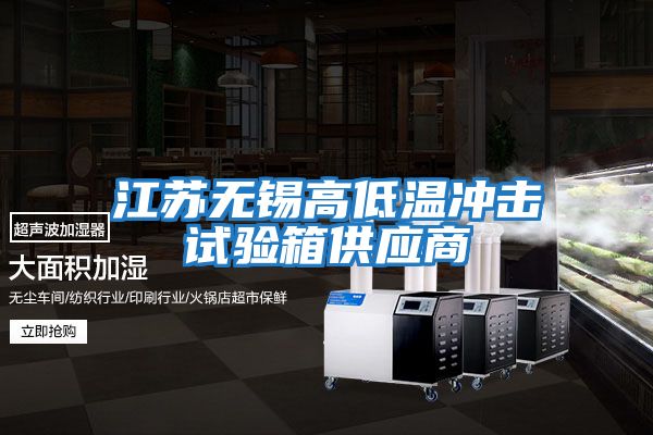 江蘇無(wú)錫高低溫沖擊試驗箱供應商