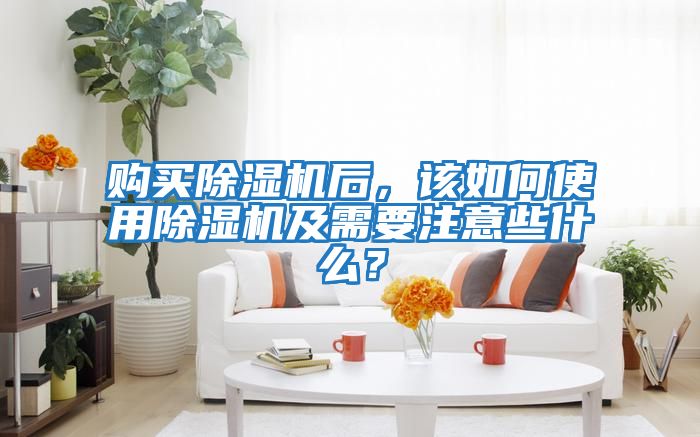 購買(mǎi)除濕機后，該如何使用除濕機及需要注意些什么？