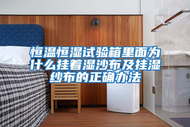 恒溫恒濕試驗箱里面為什么掛著(zhù)濕沙布及掛濕紗布的正確辦法