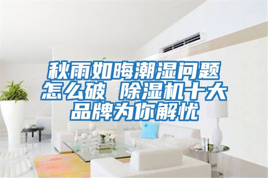 秋雨如晦潮濕問(wèn)題怎么破 除濕機十大品牌為你解憂(yōu)