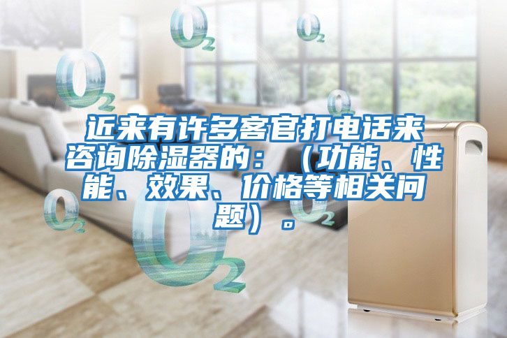 近來(lái)有許多客官打電話(huà)來(lái)咨詢(xún)除濕器的：（功能、性能、效果、價(jià)格等相關(guān)問(wèn)題）。