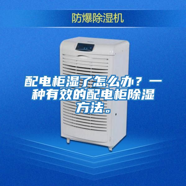 配電柜濕了怎么辦？一種有效的配電柜除濕方法。