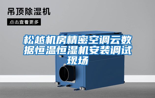 松越機房精密空調云數據恒溫恒濕機安裝調試現場(chǎng)