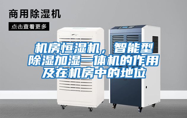 機房恒濕機，智能型除濕加濕一體機的作用及在機房中的地位