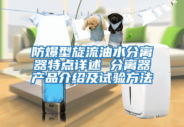 防爆型旋流油水分離器特點(diǎn)詳述 分離器產(chǎn)品介紹及試驗方法
