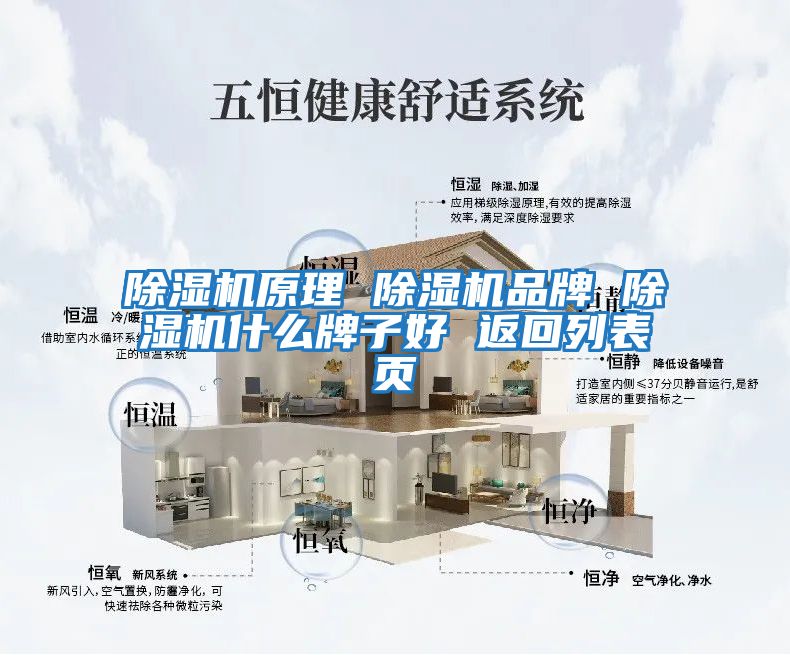 除濕機原理 除濕機品牌 除濕機什么牌子好 返回列表頁(yè)