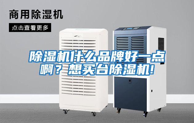除濕機什么品牌好一點(diǎn)??？想買(mǎi)臺除濕機!
