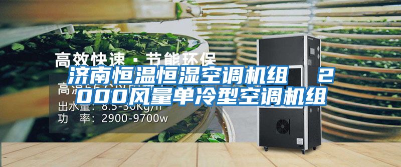 濟南恒溫恒濕空調機組 2000風(fēng)量單冷型空調機組