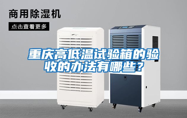 重慶高低溫試驗箱的驗收的辦法有哪些？