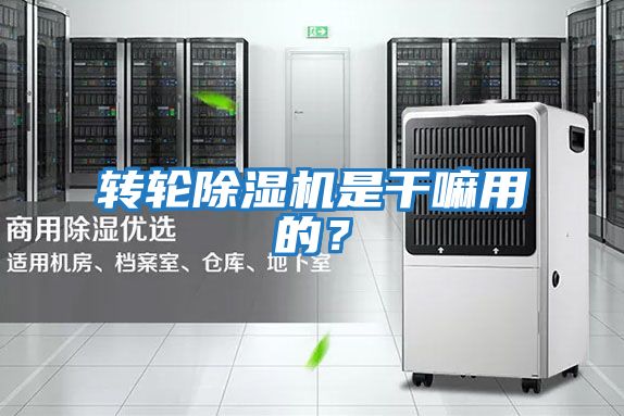 轉輪除濕機是干嘛用的？