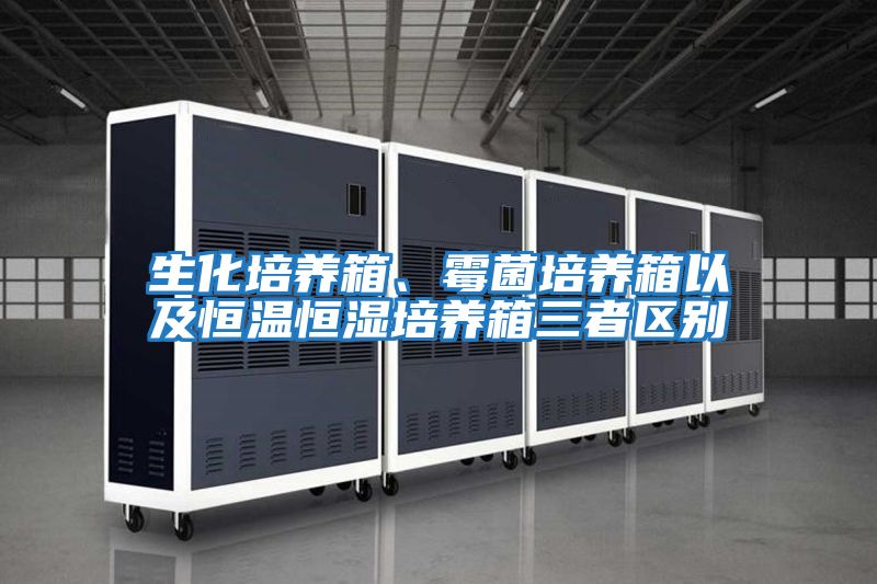 生化培養箱、霉菌培養箱以及恒溫恒濕培養箱三者區別