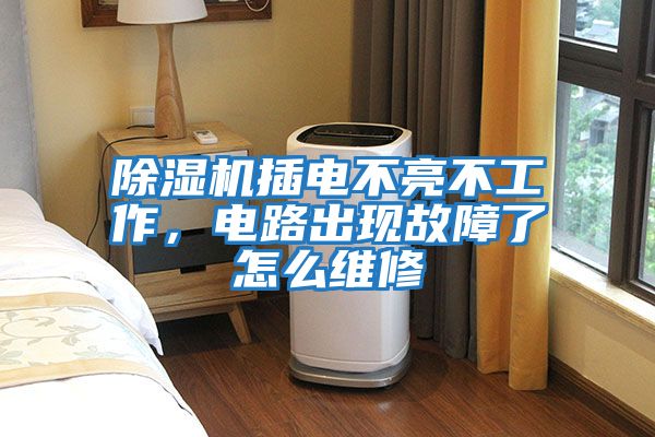 除濕機插電不亮不工作，電路出現故障了怎么維修