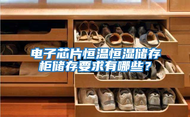 電子芯片恒溫恒濕儲存柜儲存要求有哪些？