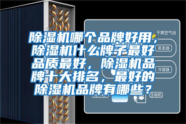 除濕機哪個(gè)品牌好用，除濕機什么牌子最好品質(zhì)最好，除濕機品牌十大排名，最好的除濕機品牌有哪些？