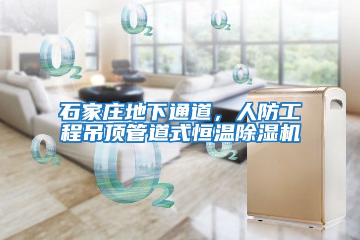 石家莊地下通道，人防工程吊頂管道式恒溫除濕機