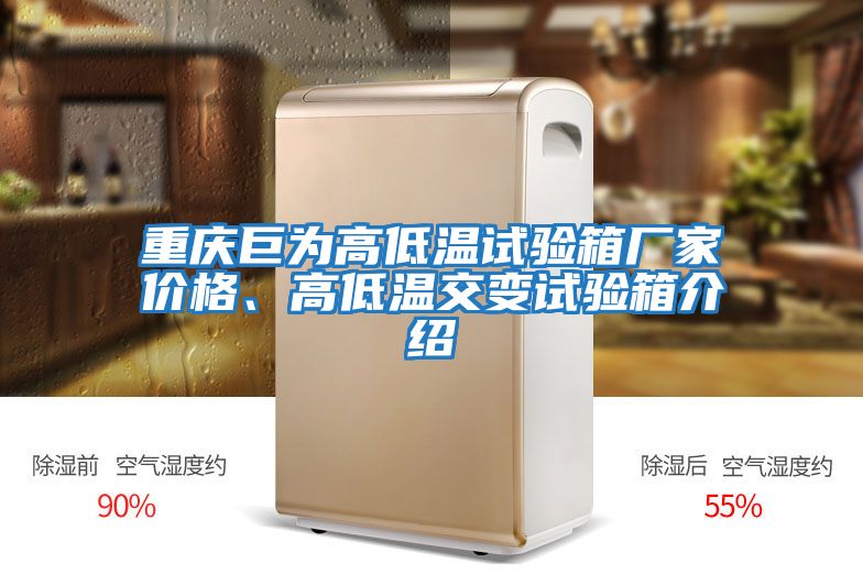 重慶巨為高低溫試驗箱廠(chǎng)家價(jià)格、高低溫交變試驗箱介紹