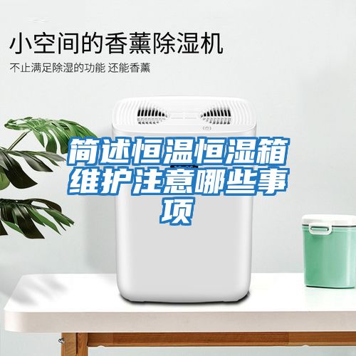 簡(jiǎn)述恒溫恒濕箱維護注意哪些事項