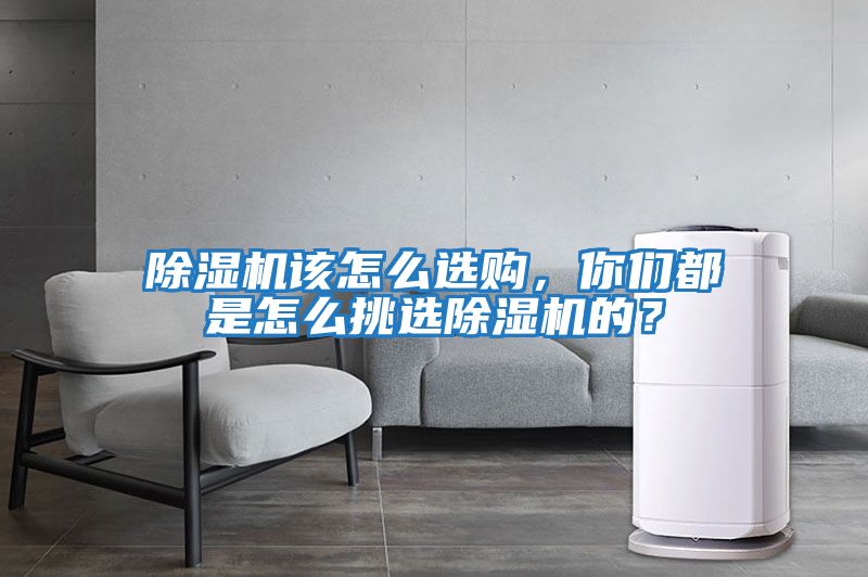 除濕機該怎么選購，你們都是怎么挑選除濕機的？