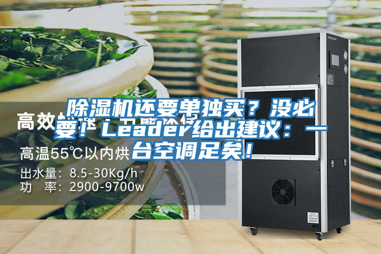 除濕機還要單獨買(mǎi)？沒(méi)必要！Leader給出建議：一臺空調足矣！