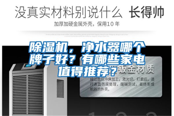 除濕機，凈水器哪個(gè)牌子好？有哪些家電值得推薦？